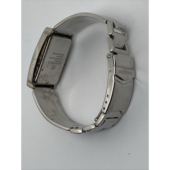 VNT Android OKO Designs Blue Face Wristwatch 1999 Stainless Steel Band USA Made - Picture 5 of 16